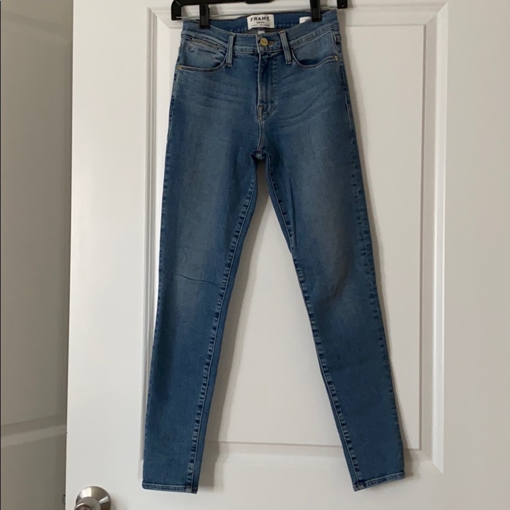 Frame skinny denim